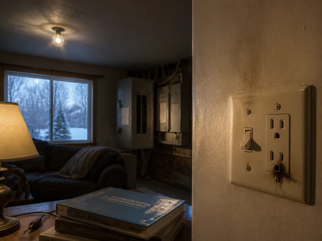 Common warning sign of electrical service trouble