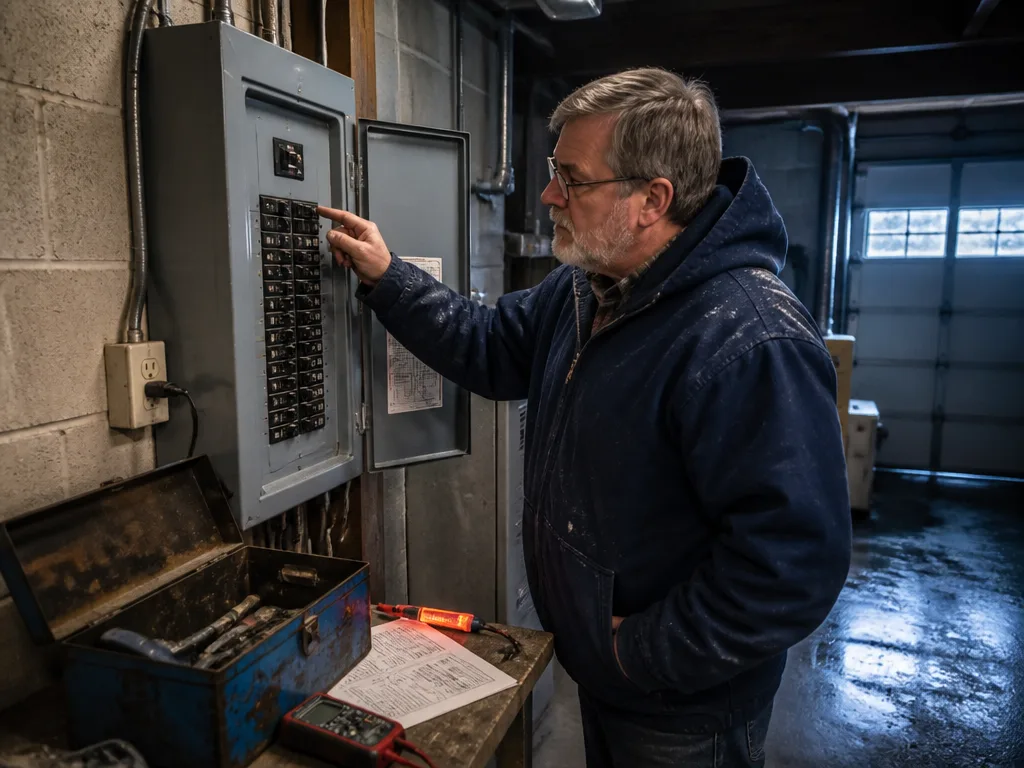 DIY vs when to call a pro for a typical electrical service situation